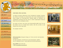 Tablet Screenshot of kita-loewenkids.de